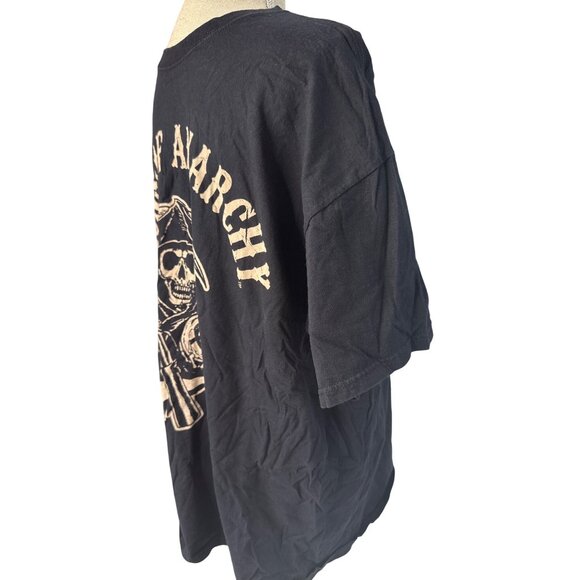 Sons Of Anarchy Road Gear Black T-Shirt 2XL - Picture 3 of 7